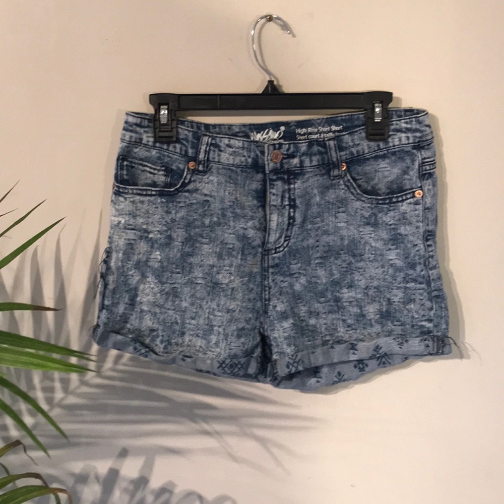 High rise shorts